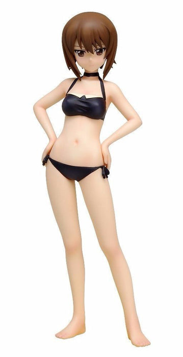 WAVE BEACH QUEENS Girls und Panzer Maho Nishizumi 1/10 Figure NEW from Japan_1