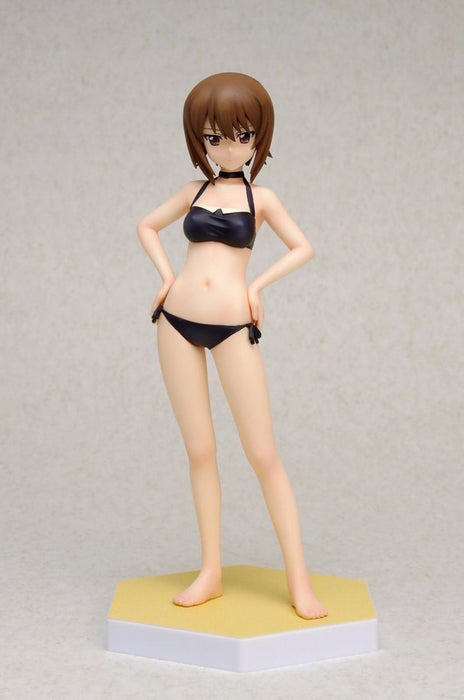 WAVE BEACH QUEENS Girls und Panzer Maho Nishizumi 1/10 Figure NEW from Japan_4