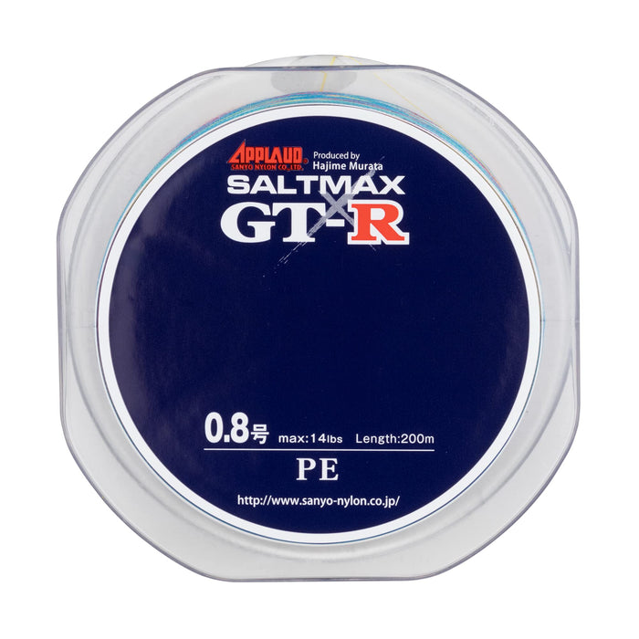 Sanyo Nylon APPLAUD SALTMAX GT-R PE 200m #0.8 14LB Fishing Line ‎Breakwater NEW_4