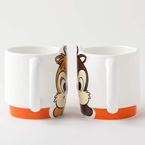 Disney Chip & Dale LOVE Pair Mug 250ml SAN2316 Sunart NEW from Japan_4
