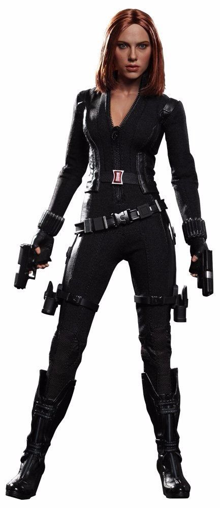 Movie Masterpiece Captain America Winter Soldier BLACK WIDOW 1/6 Figure Hot Toys_1