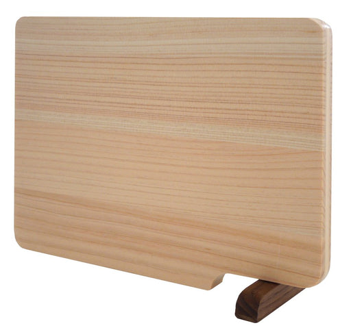 Daiwa Sangyo Cutting board with stand Dishwasher compatible Wooden Hinoki 21cm_1
