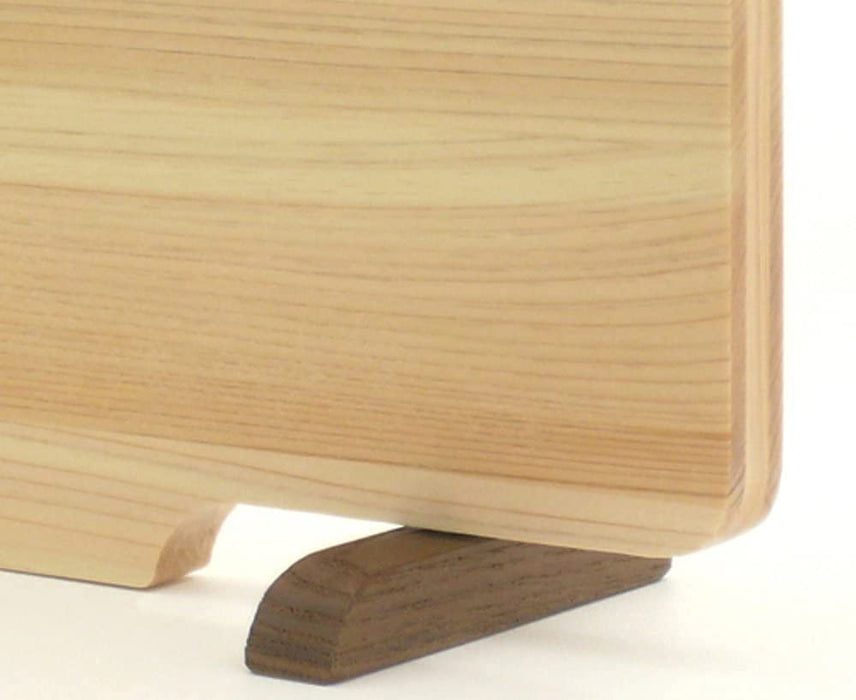 Daiwa Sangyo Cutting board with stand Dishwasher compatible Wooden Hinoki 21cm_3