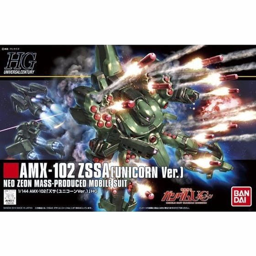 BANDAI HGUC 1/144 AMX-102 ZSSA UNICORN Ver Plastic Model Kit Gundam UC Japan_1