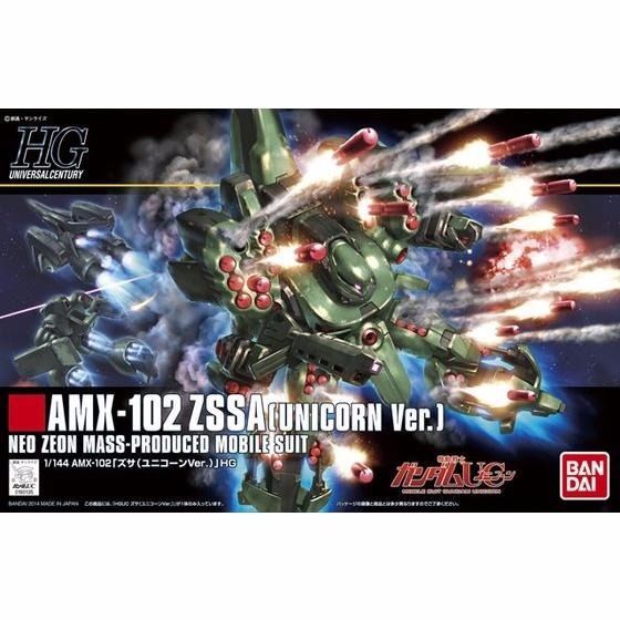 BANDAI HGUC 1/144 AMX-102 ZSSA UNICORN Ver Plastic Model Kit Gundam UC Japan_1