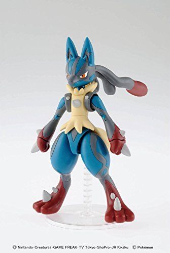 Pokemon Plamo Collection 35 MEGA LUCARIO Plastic Model Kit BANDAI NEW F/S_4