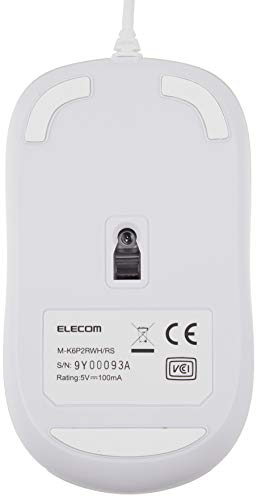 Optical mouse Elecom PS2 white 3 buttons ROHS Directive compliance NEW_3