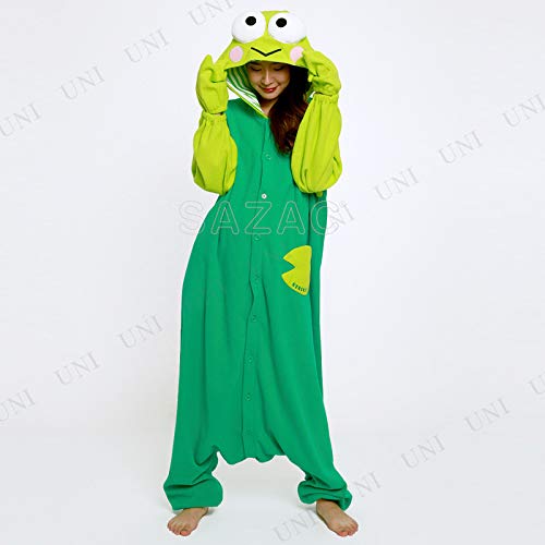 SAZAC Fleece Kigurumi Kero Kero Keroppi One Size SAN-431 Cosplay Costume NEW_2
