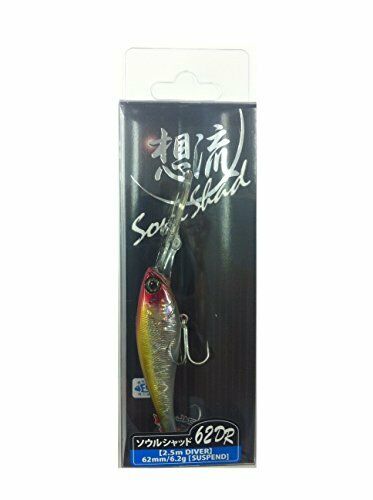 Jackall SOUL SHAD 62DR SP Suspend Minnow HL Flash Clown NEW from Japan_1