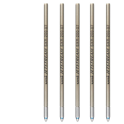 Mitsubishi UNI JetStream Prime Pen Refill 0.7 Blue Set of 5pcs SXR-200-07 NEW_1