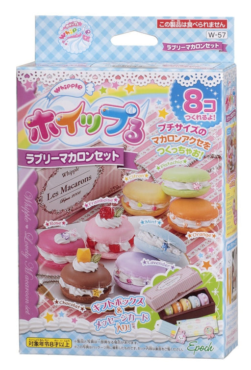 EPOCH Whipple Lovely Macaroon set W-57 8 kinds of fake sweets macaron maker NEW_1