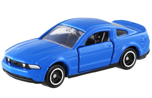 Takara Tomy Tomica No.60 Ford Mustang GT V8 boxes Blue Miniature Car Open Door_1