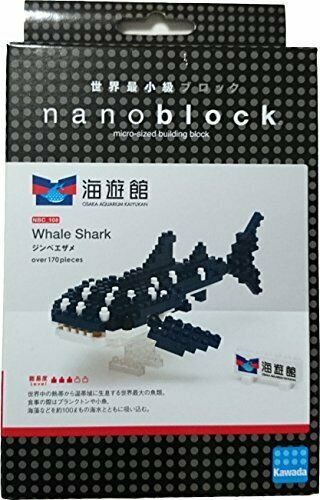 Kawada nanoblock NBC_108 Whale Shark Over 170 Pieces NEW from Japan_1