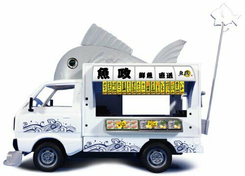 Aoshima 1/24  Mobile Sales Car Fish Store Plastic Model Kit NEW from Japan_1