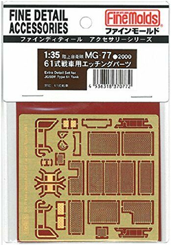 Fine Molds FINE DETAIL ACCESSORIES 1/35 Detail Up Type 61 Tank Etching Parts NEW_1