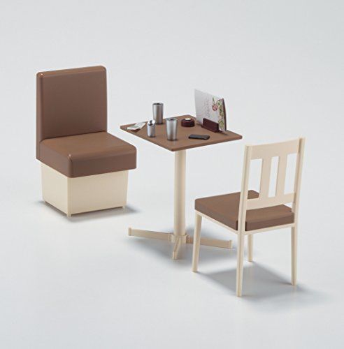 Hasegawa 1/12 Family Restaurant Table & Chair Model Kit NEW from Japan_2