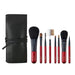 Takumi's Makeup Brush Cosmedo Kumano Makeup Brush Set of 8 pcs Red Case RB-S801_2