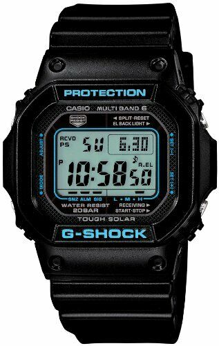 CASIO G-SHOCK BLACK xBLUE GW-M5610BA-1JF Multiband 6 Men's Watch New in Box_1