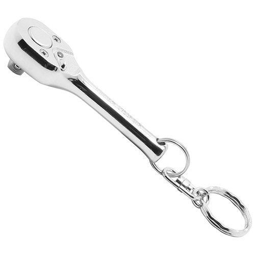 Koken 1/4 (6.35mm) SQ. Ratchet handle with key ring L75mm Metal 2753PSKR NEW_2