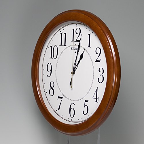 SEIKO CLOCK KX388B Wood Frame Standard Analog Wall Clock NEW from Japan_2