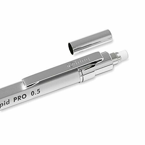 Throttling Mechanical Pencil Rapid PRO 0.5 mm Silver 1904-255 NEW_3
