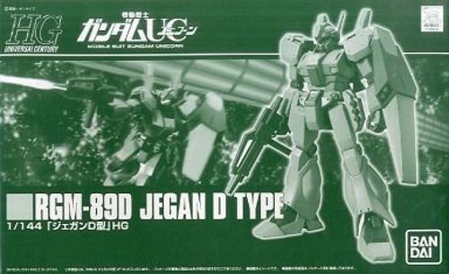 BANDAI HGUC 1/144 RGM-89D JEGAN D TYPE Plastic Model Kit Gundam UC NEW Japan_1