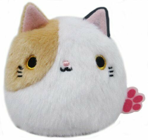 sanei boueki Neko Dango Cat dumpling calico cat plush toy Height 6cm NEW_1
