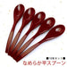 Dohichu Spoon resin small size Red Set of 10pcs for Chawanmushi yogurt pudding_3