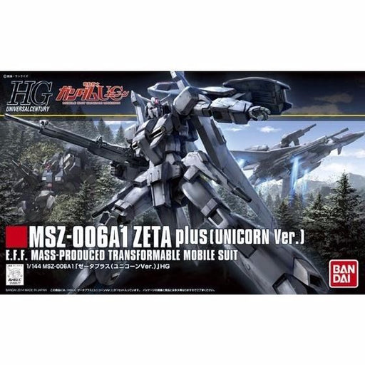 BANDAI HGUC 1/144 MSZ-006A1 ZETA PLUS UNICORN Ver Plastic Model Kit from Japan_1