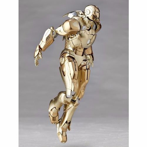 Tokusatsu Revoltech No.052 Iron Man 3 IRONMAN MARK XXI MIDAS Figure KAIYODO_3