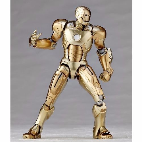 Tokusatsu Revoltech No.052 Iron Man 3 IRONMAN MARK XXI MIDAS Figure KAIYODO_6