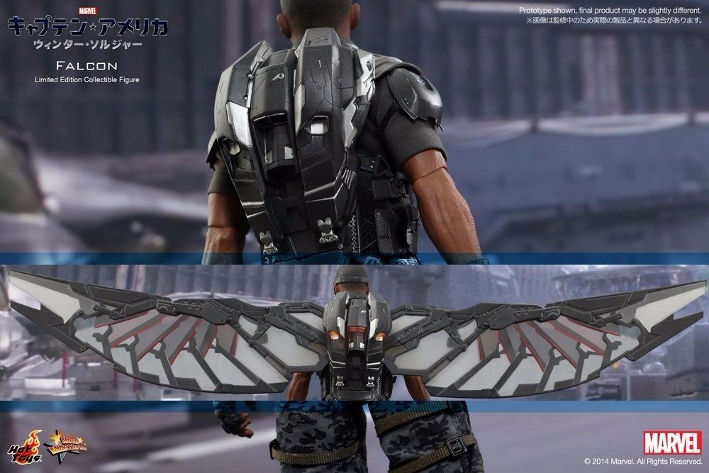 Movie Masterpiece Captain America FALCON 1/6 Action Figure Hot Toys from Japan_3