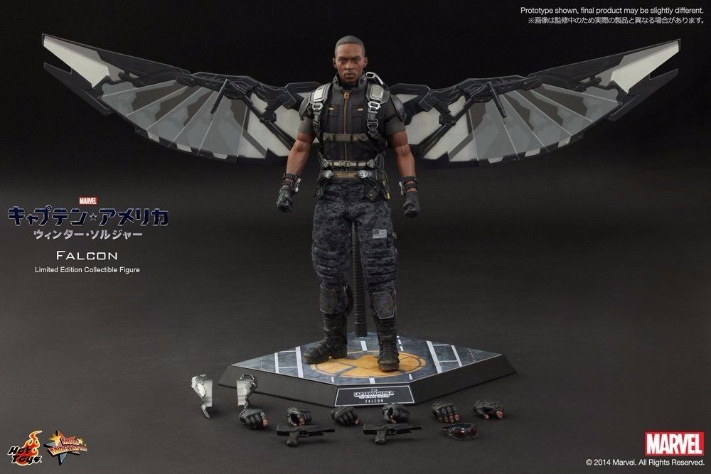 Movie Masterpiece Captain America FALCON 1/6 Action Figure Hot Toys from Japan_7