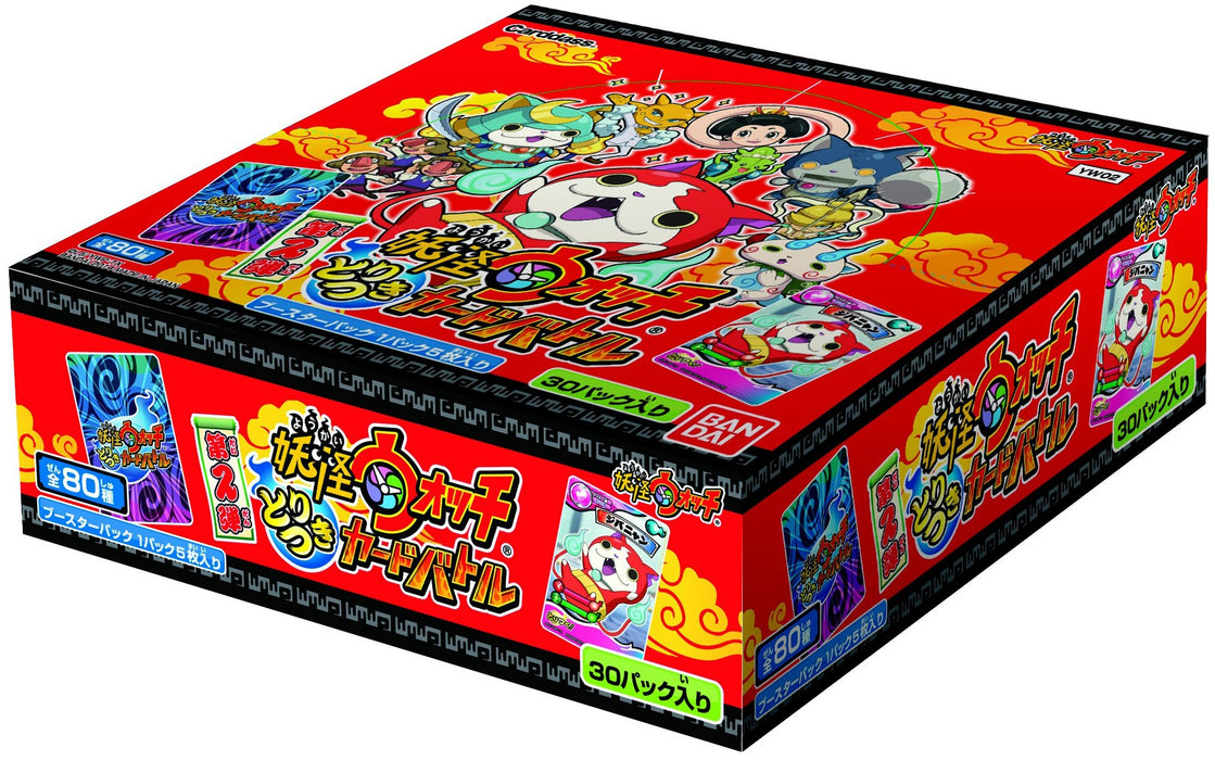 Bandai Yo-kai watch Toritsuki card Battle 2nd booster pack YW02 BOX 5x30 packs_1