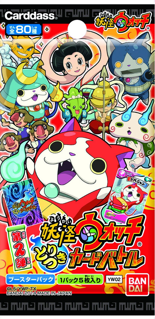 Bandai Yo-kai watch Toritsuki card Battle 2nd booster pack YW02 BOX 5x30 packs_2