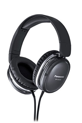 Panasonic Sealed Type Surround Headphone DTS RP-HX350-K Black Foldable NEW_1