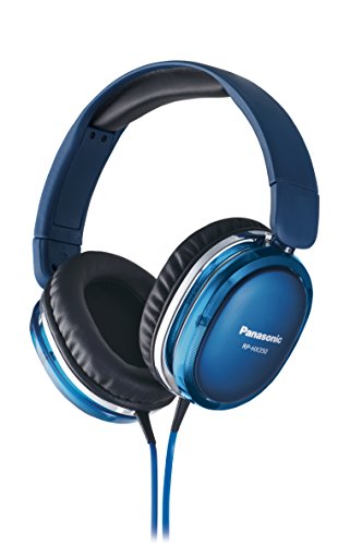 Panasonic Sealed Type Surround Headphone DTS RP-HX350-A Blue Around Ear Style_1