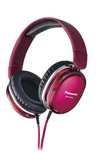 Panasonic Sealed Type Surround Headphone DTS RP-HX350-R Red NEW from Japan_1