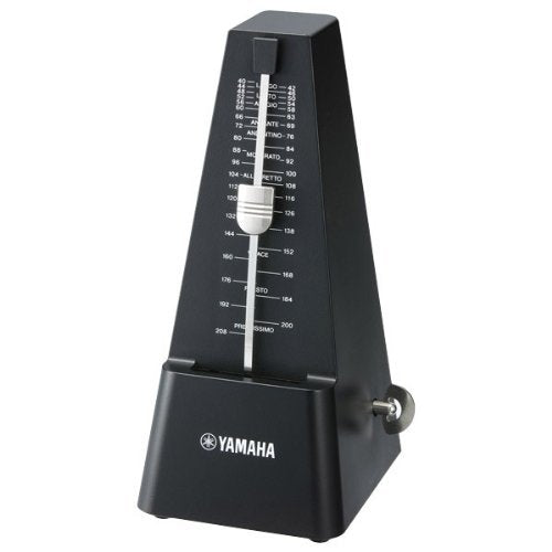 YAMAHA metronome black MP-90BK classic triangular pyramid style Mainspring drive_3