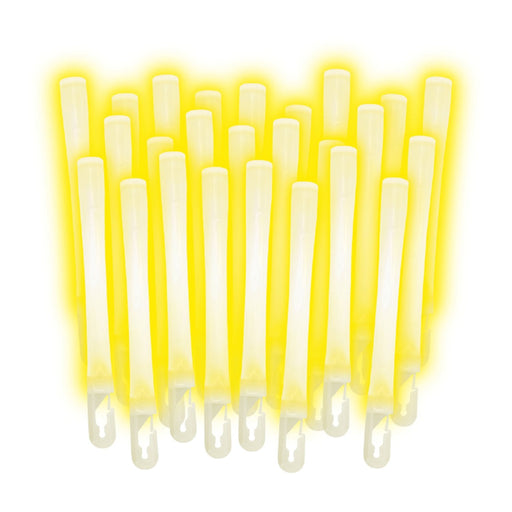 Lumicalite Large Flash (Arc) Yellow Set of 25 pieces 1.5x18cm Glow Stick NEW_1
