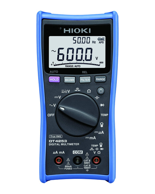 HIOKI DT4253 Digital Multimeter With Instrumentation DC & Temp Range NEW_1