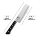 Kai Seki Magoroku Nakiri kitchen knife 165mm Moegi AE-2904 Stainless Steel NEW_2