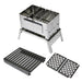 Camping Cookware Compact Bonfire Grill B-6 Kun 3 pcs SET BBQ NEW from Japan_1