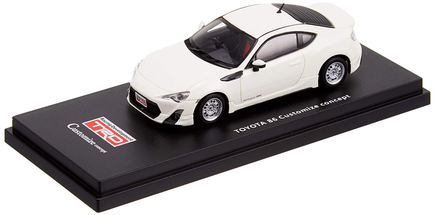 Kokusai Boeki LA-X 1/43 Toyota 86 TRD Customized Concept Satin WhitePearl L43027_1