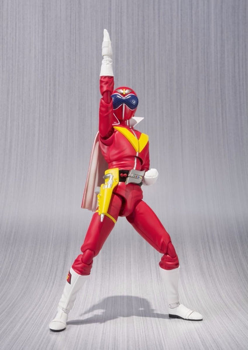 S.H.Figuarts Himitsu Sentai Goranger AKA RANGER Action Figure BANDAI from Japan_3