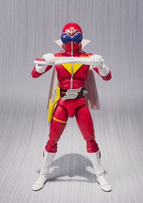 S.H.Figuarts Himitsu Sentai Goranger AKA RANGER Action Figure BANDAI from Japan_5