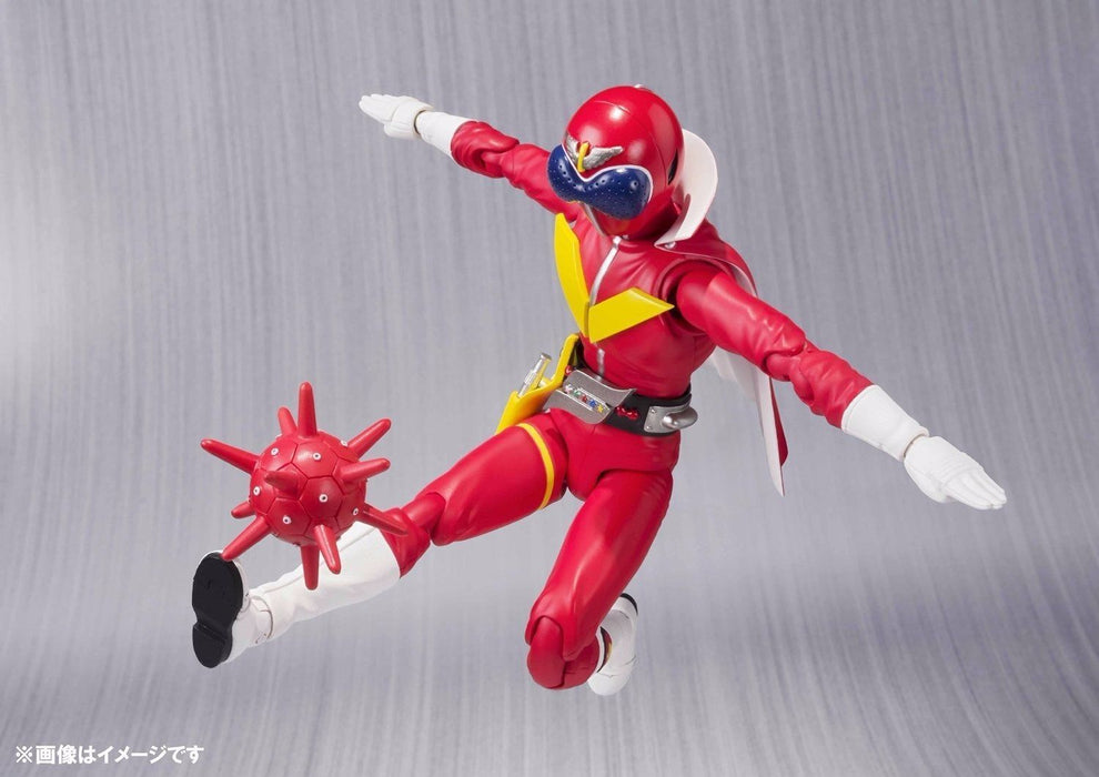S.H.Figuarts Himitsu Sentai Goranger AKA RANGER Action Figure BANDAI from Japan_7