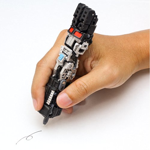 Sentinel Transformers Black Convoy Ballpoint Pen 105mm(Robot) 143mm(pen) NEW_9