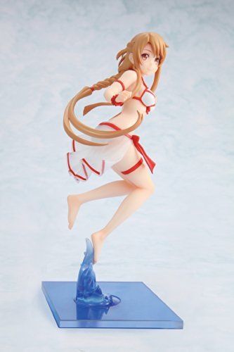 Chara-Ani Sword Art Online Swim Wear Asuna 1/10 Scale Figure from Japan NEW_4