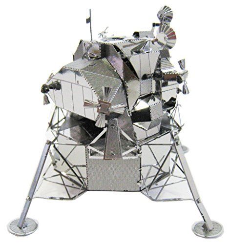 Tenyo Metallic Nano Puzzle Apollo Lunar Module Model Kit NEW from Japan_2